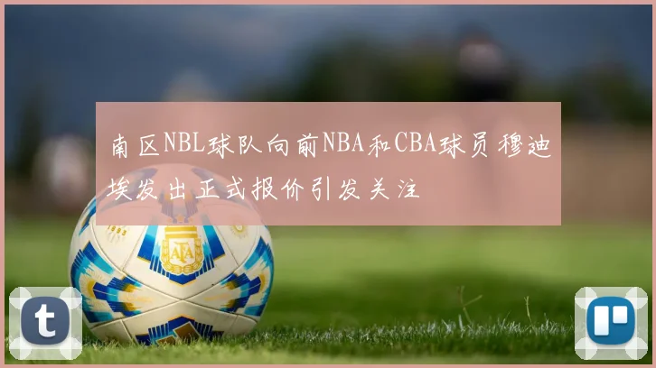南区NBL球队向前NBA和CBA球员穆迪埃发出正式报价引发关注